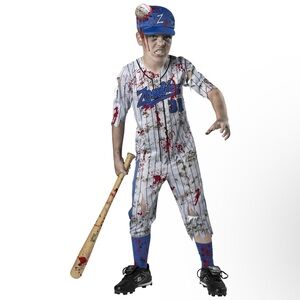 InCharacter Costumes Home Run Horror Baseball Player Halloween Scary Costume New